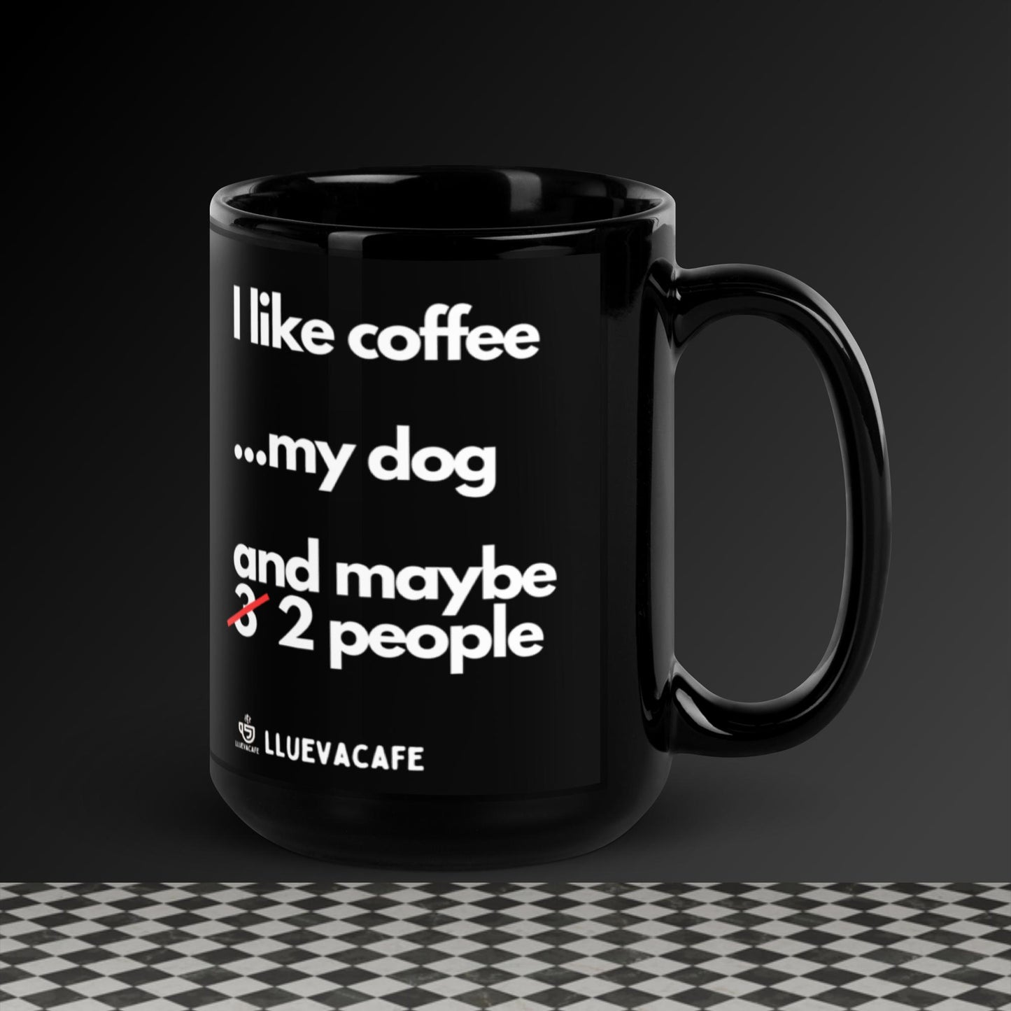 dog coffee lover. mug.