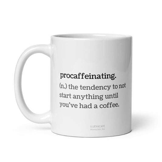 procaffeinating. glossy mug